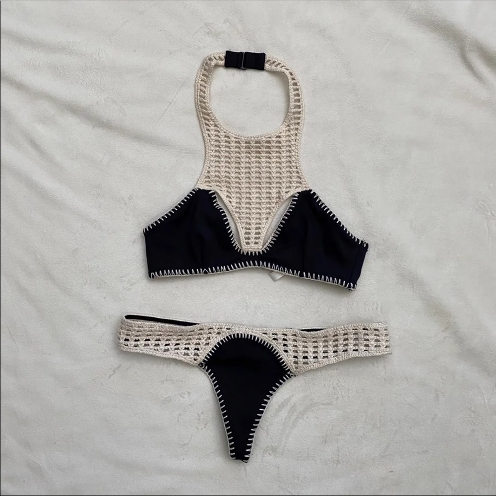 EYC S VS Crochet Thong Bikini